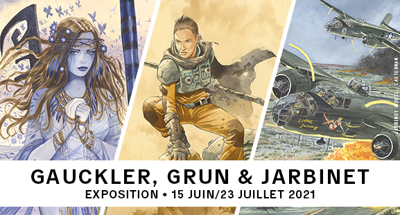 Exposition Gauckler, Grun et Jarbinet, du 15 juin au 23 juillet 2021 � la galerie Daniel Maghen